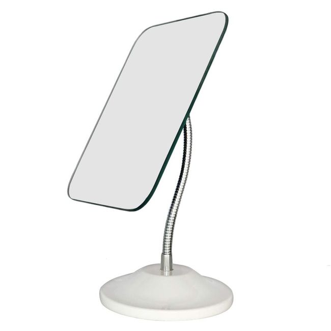 YEAKE Tabletop Mirror, Large, Tabletop Mirror, Height Adjustment, Stand Mirror, Tabletop, Hand Mirror, Stand Mirror, 360° Rotation, Folding Actress Mirror, Makeup Mirror, Rectangular