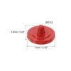 PATIKIL Camera Shutter Button, 5 Pack Soft Shutter Release Button Pure Copper Camera Button Concave Suitable for Nikon for Fujifilm for Leica DSLR/SLR Camera, Red