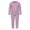 NAME IT Girl Long Sleeve Nightwear Set, Pastel Lilac