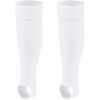 JAKO Plain Footless Socks, white, s