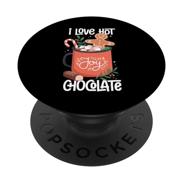 Hot Chocolate Drinking Chocolate Milk Hot Cocoa PopSockets with Interchangeable PopGrip