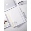 File A3 Bifold Compaq with Elastic Band (5, Milky)