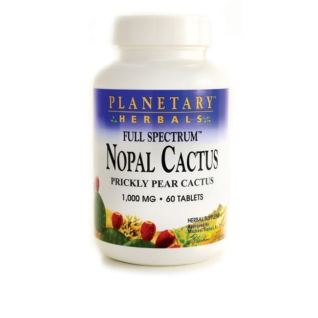 Planetary Herbals Full Spectrum Nopal Cactus 1,000 mg 60 Tabs