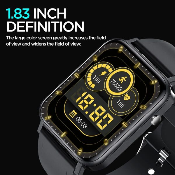 Smart Watch Heart Rate Blood Pressure Oxygen Sleep Sport Monitor Bluetooth Watch