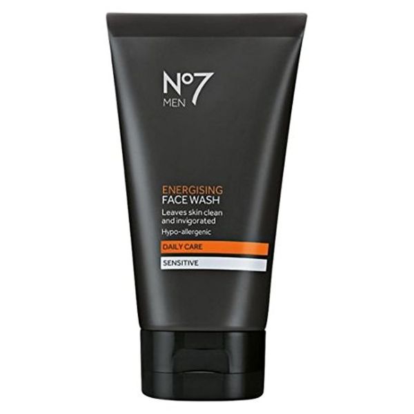 No7 Men Energising Face Wash 150ml For Sensitive Skin