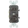 Leviton Brn Duplex Switch