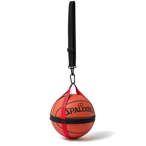 Spalding 50-013RD Shoe Bag, Ball Harness, Black x Red