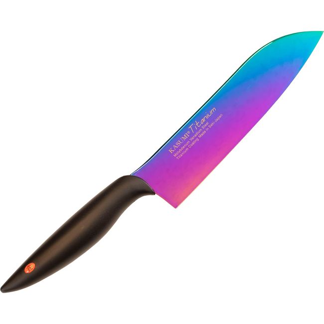 Sumikama Kasumi 22018/RA Titanium All-purpose Knife, 7.1 inches (18 cm), Opal