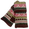 Vera Tucci Ladies Nordic Pattern Mitten Gloves