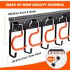68 Inch Storage Holders Garden Garage Tool Organizer Wall Mount Hooks Adjustable
