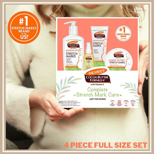 Palmers Cocoa Butter Formula Pregnancy Skin Care Kit for Stretch Marks and Scars