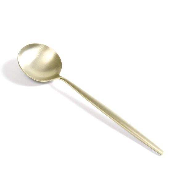 Cutipol Moon Mat Champagne Gold MO11CHF Coffee/Tea Spoon