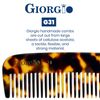 Giorgio Hand Made Flexible Comb 18cm Long (Tortoise G31)