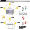 ABCCANOPY Side Panel for 3x3M Straight Leg Gazebo,1 Pack Sidewall Only (White)