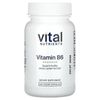 Vitamin B6, 100 mg, 100 Vegan Capsules