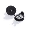 LOX classic locking earring backs black colour