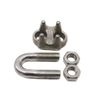 Castuvy 5 Pack Wire Rope Clamp/Wire Clamp 1/2" Galvanized, Hardware Rigging Wire Rope Lock