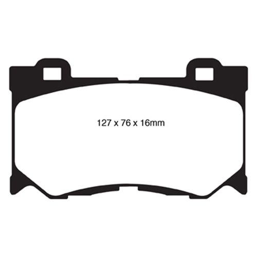 EBC Brakes Redstuff 3000 Series Sport Brake Pad Set DP31823C to Fit INFINITI,NISSAN