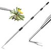 PIMEKOY Weed Puller Root Remover with Long Handle, Weed Remover Tool, Uprooting Weeding Tool Weeder Extractor for Garden