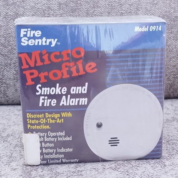 Fire Sentry 2 Pack Model 0914 Smoke and Fire Alarm Micro Profile  New Old Stock