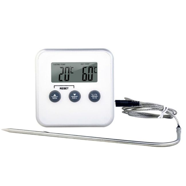 Dropship 1pc Kitchen Meat Thermometer With Probe, Digital LCD