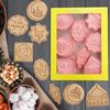 hhdatc 8pcs Eid Mubarak Cookie Cutter Set,3D Pressable Biscuit Cutters Set for Eid Mubarak Party Decoration