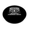 Caution Flying Tools Maintenance Mechanic Graphic PopSockets Standard PopGrip