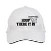 Makoroni - Hoop There IT is Basketball Player Hat Adjustable Cap, DesE83 White