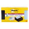 Post it Note Dispenser 3x3 Grey with 3 Pads Super Sticky Notes Included
