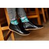 Sox Footwear Gin & Tonic Crew Socks, Blue, green