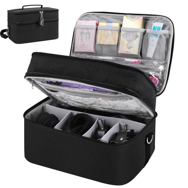 Toy Storage Bag Organizer Case for Women and Men,Lock Box Travel Bag Game Toys Storage Bags