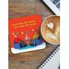 Bold & Bright - Funny Coaster For Him - Novelty Gift - Sold By Brainbox Candy