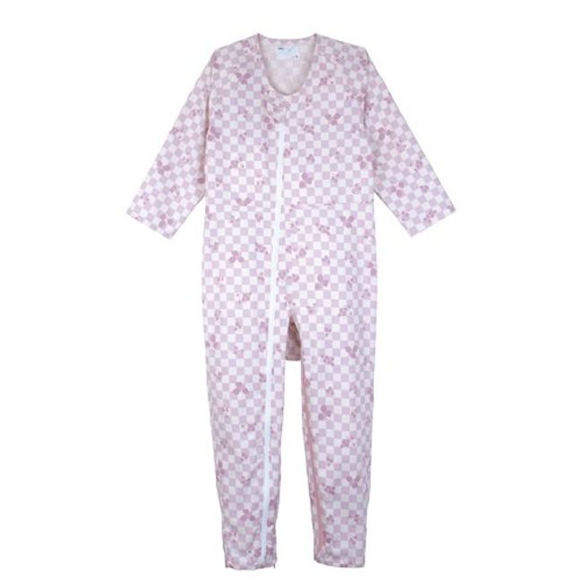 Angel Combination 2 Full Open Type All S Leaf Pink M [Nursing Pajamas]