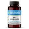 Zinc Picolinate 50 mg - 100 Capsules - High-Potency by BIOHERBA