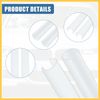 REPAIROCK 2pcs Grille Insert Trims Stripes Plastic for Auto White 12.6"x1.18" Auto Replacement Parts