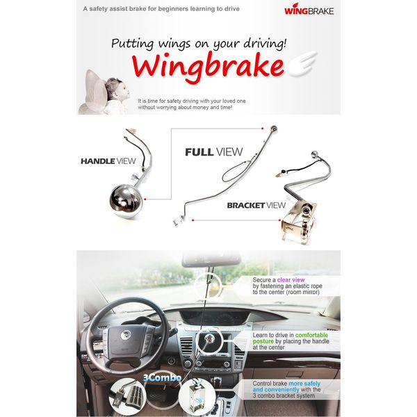 Wingbrake Driver Training Brake Student Driver Instructor Passenger Teen Driving Lesson