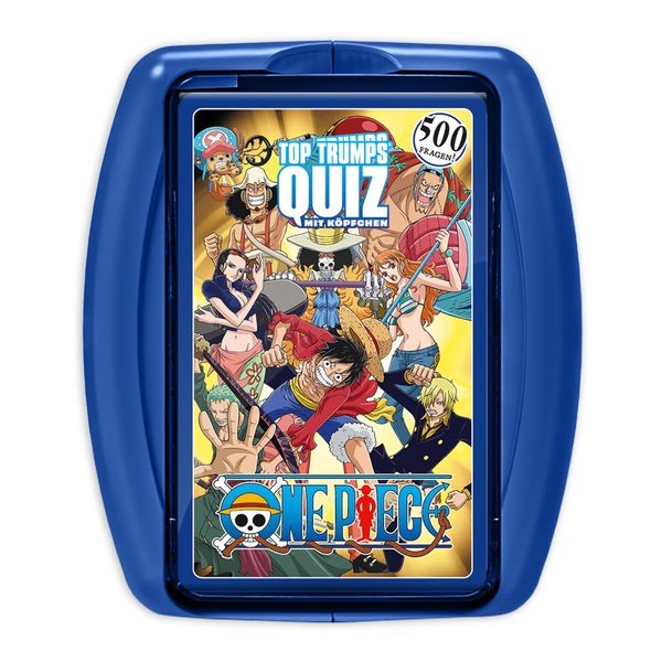 Winning Moves - TOP TRUMPS QUIZ - One Piece - Geschenk für One Piece-Fans - Alter 12+ - Deutsch