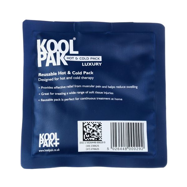 Koolpak Luxury Reusable Hot and Cold Pack 13 x 14cm