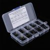 PENGLIN 280pcs Hex Socket Bolts Cap Bolts Hex Nuts M3 Hex Socket Head Cap Head Full Screw with Storage Case