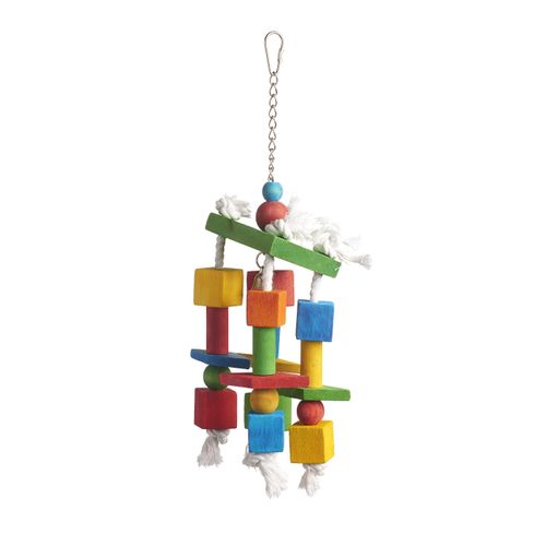 Prevue Pet Products 60955 Bodacious Bites Crazy Legs Bird Toy, Multicolor