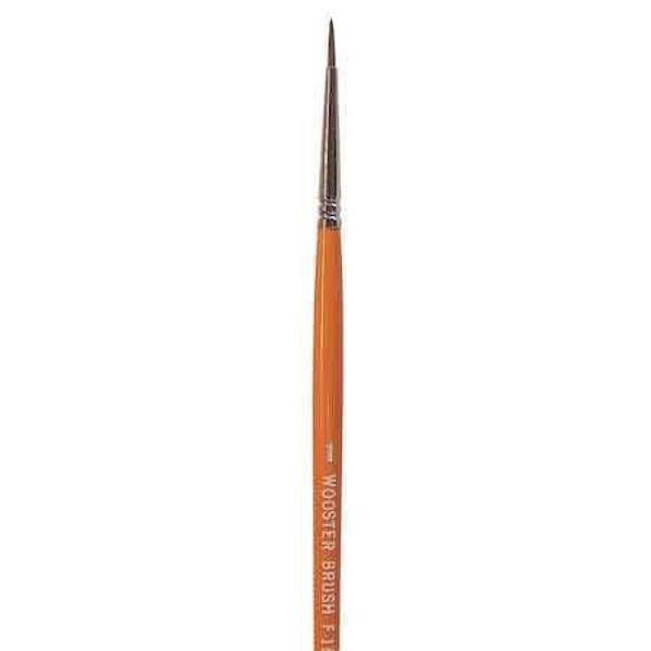 Wooster F1627-1 #1 Artist Paint Brush, Red Sable Bristle, Wood Handle