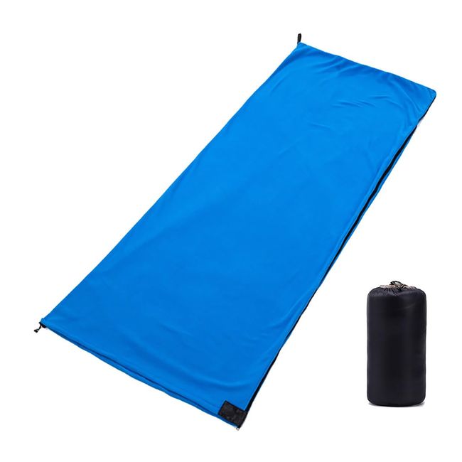 narunaru Fleece Inner Sleeping Bag, Envelope-Shaped Blanket, Blanket, Camping, Disaster Prevention, Outdoors, Sleeping in Car, Washable