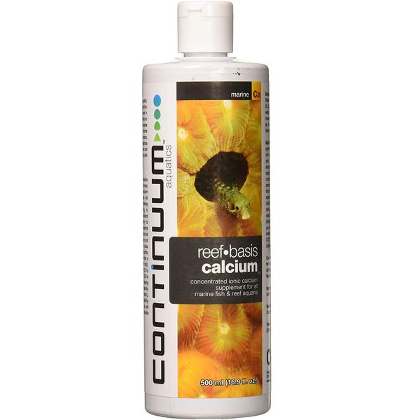 Continuum Reef Basis Calcium Liquid 500mL Reef Aquarium Liquid Ionic Calcium
