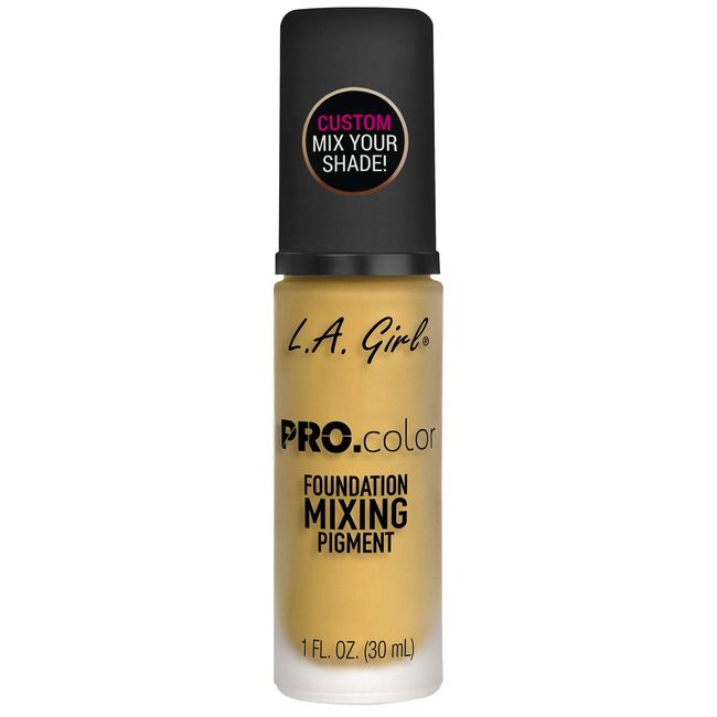 L.A. Girl Pro.matte mixing pigment GLM712, Yellow, 1 Fl Oz