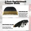 Vicue 2 Pack WER9902 Replacement Trimmer Blade for Panasonic Trimmer Blade