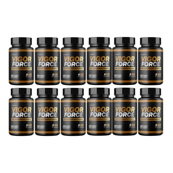 Vigor Force High Performance Formula 12 Bottles 1080 Capsules