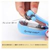 Portable Small Mini Manual Sewing Machine Household Multi-functional Spring Cam Creative Sewing Machine Hand Sewing Machine Portable Small Sewing Machine Convenient Sewing Tool (B)