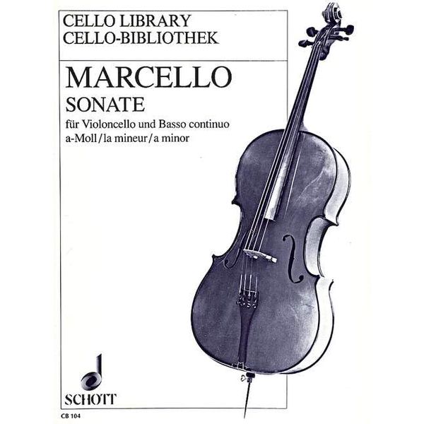 Sonate III a-Moll: Violoncello und Basso continuo (Cembalo/Klavier); Violoncello (Viola da gamba) ad libitum.: cello and basso continuo ... da gamba) ad libitum. (Cello-Bibliothek)