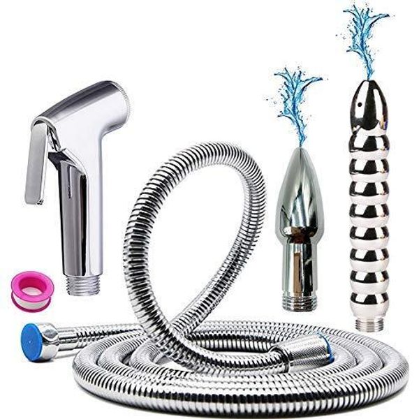 Bathroom Handheld 2m Shower Hose Enema Douche Bidet Cleaning System Kit