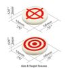 LITKO Aim & Target Token Set | Shooter | Archery | Pack of 10
